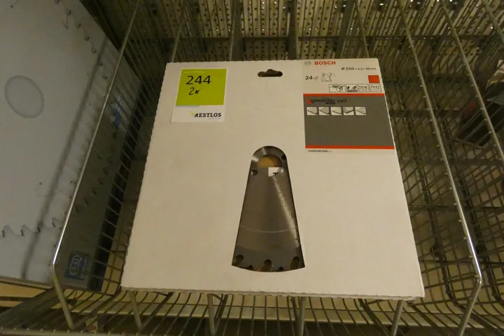 2x Bosch Speedline Wood LWZ Kreissägeblatt, Ø250mm, 24Z